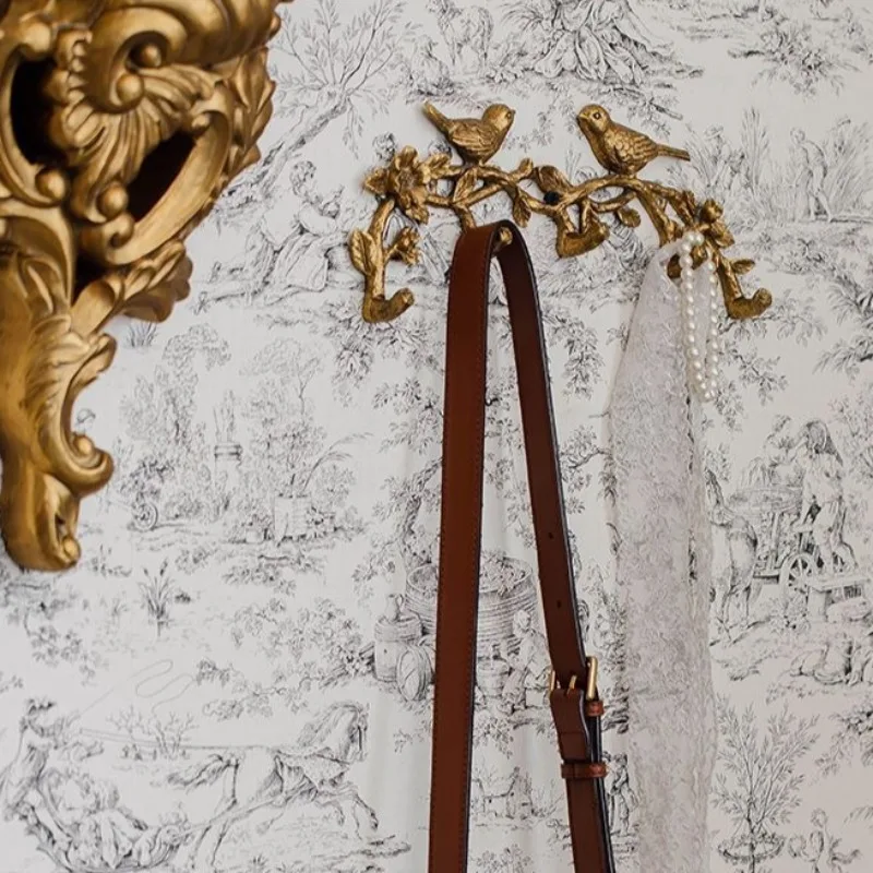 Metallic Coat Hooks Hat Holder Purse Hanger Wall-mounted Hook Entrance Clip Key Rack Home Storage Organization Compact Furniture view 2