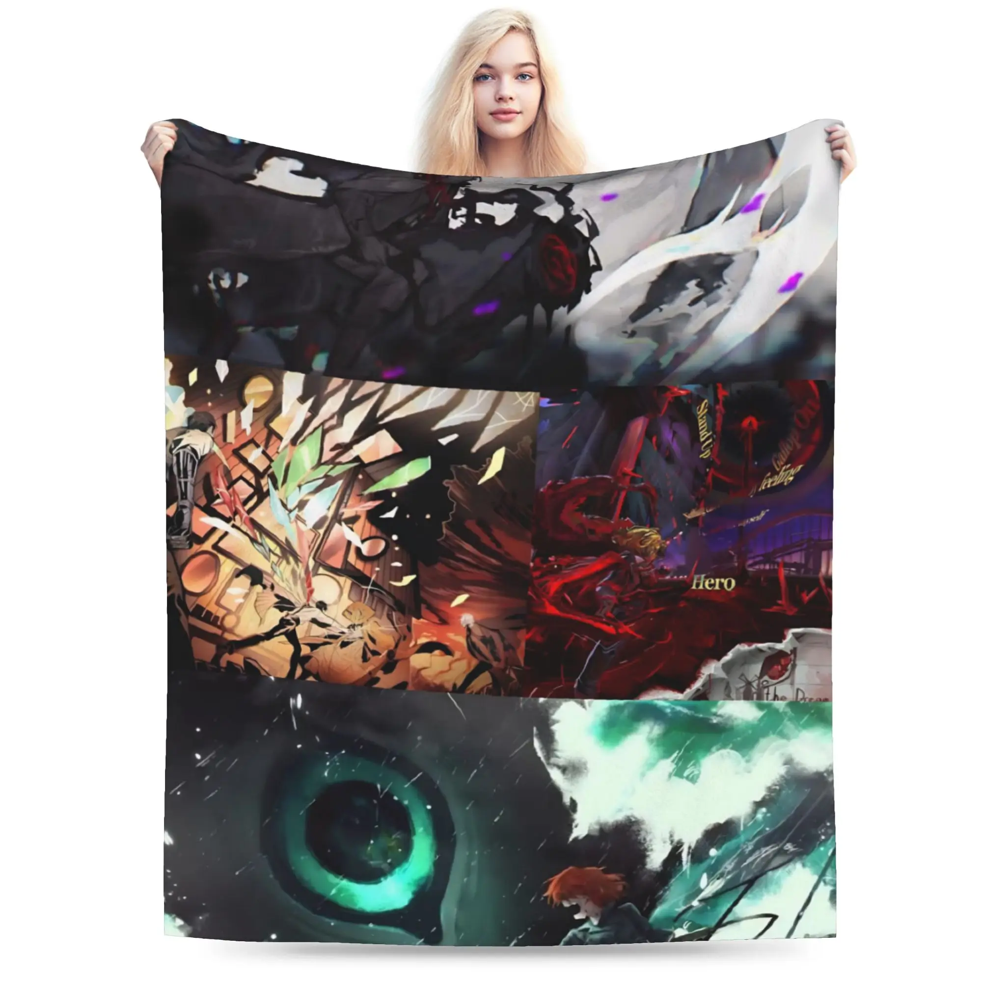Limbus Company Games Blanket Multi-size Warm Cozy Fluffy  Throw Blankets for Sofa Couch and Bed