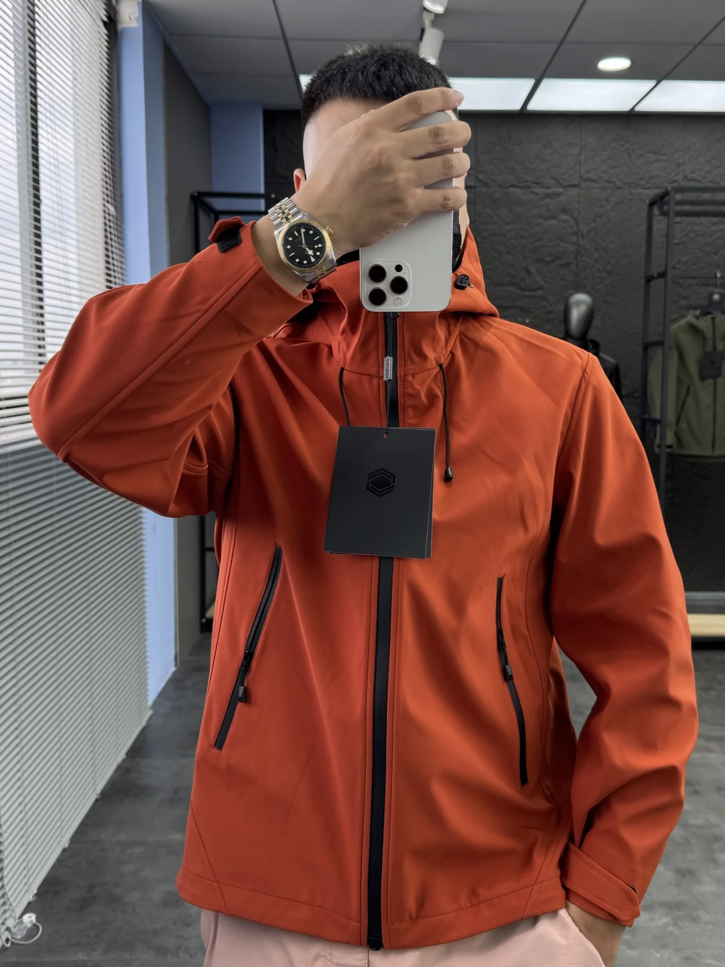 

Svip Xiong 6500 Functional Hooded Jaet Autumn Outdoor Thiened Loose Comfortable Casual Coat Men's Outerwear Waterproof Po...