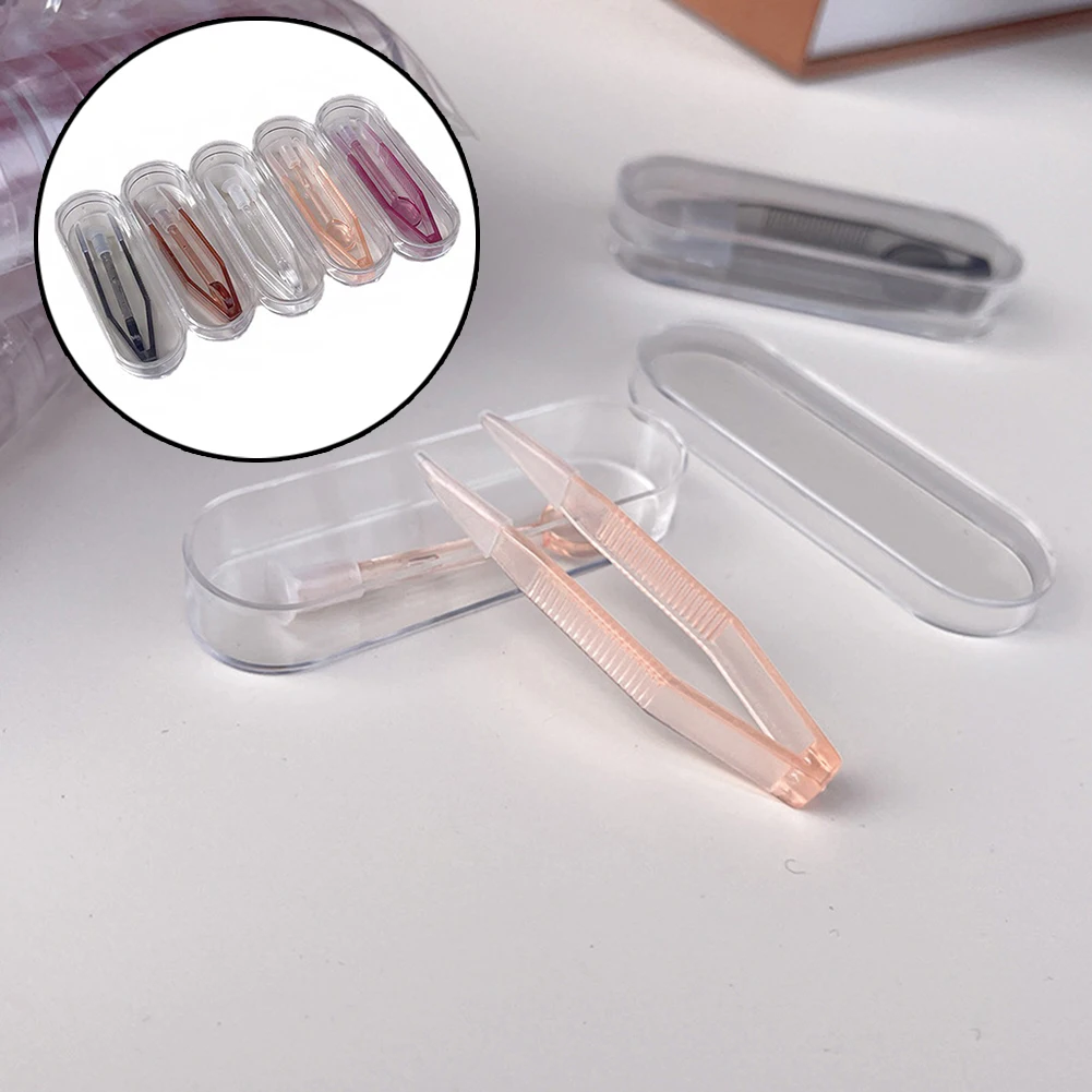 Transparent Solid Color Contact Lenses Tweezers And Suction Stick For Cosmetic Contact Lenses Wearing Tool Contact Lens Inserter