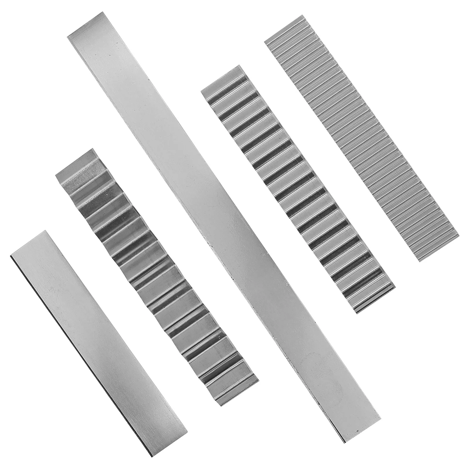 

5pcs Stainless Steel Wavy Cutters Set, Polymer Clay Craft Tools, Pottery Modeling Sculpting Cutting Tools, Clay Shaping Slicers