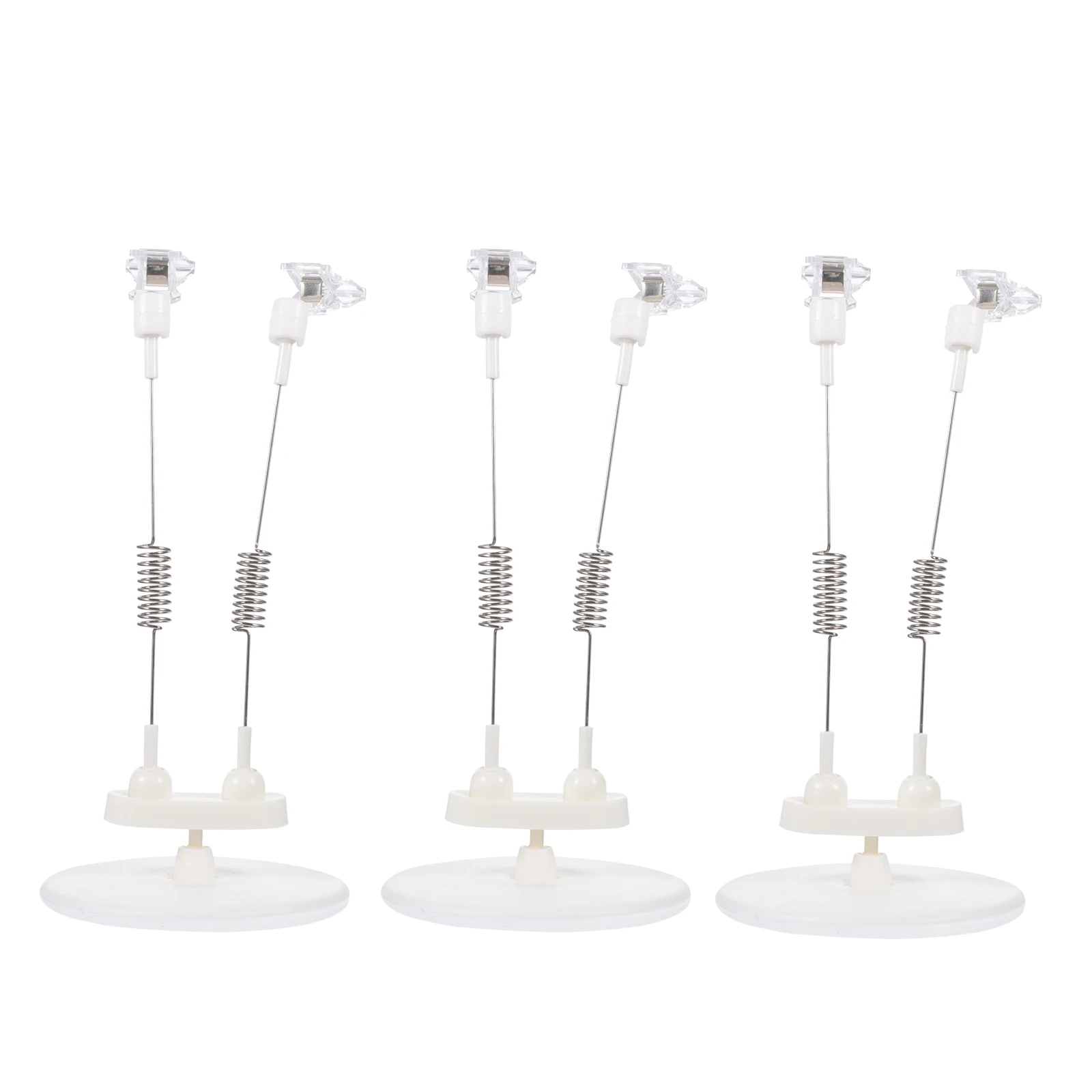 Spring Shake Card Clip Name Price Tag Holder Label Stand Display Practical Memorandum