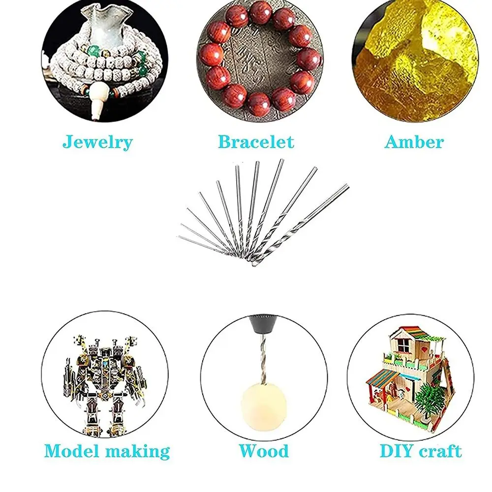Multifunctional 2.35 Shank Micro Twist Drill Bit HSS Tiny Drill Bit Drilling Tool Wood