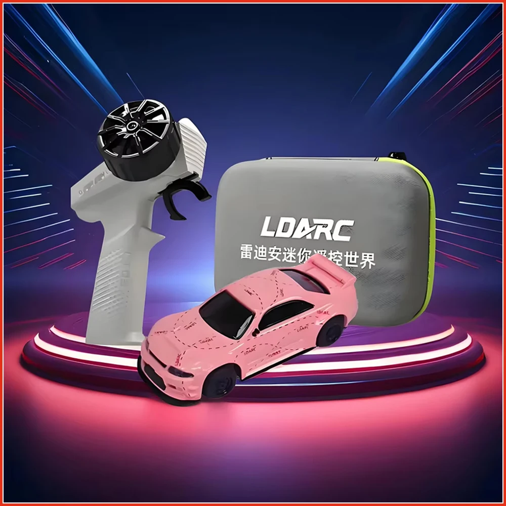 

LDARC R02 1:64 1/64 RC Mini Simulated Electric Tabletop RTR Car CT03 2.4Ghz 10CH Remote Controller Adults Children'S Toys Gift