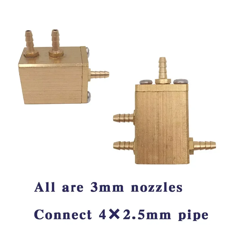 

Advanced Dental Chair Device Valve Body: Square Water Pressure Valve with 3/4mm Nozzles for Optimal Water and Gas Control