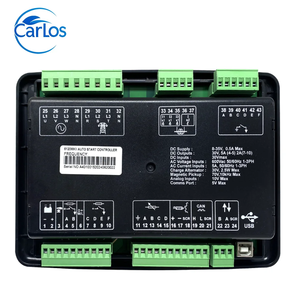 أعماق البحار dse6120 MKIII AMF السيارات وقف وحدة تحكم بالمولد لوحة وحدة التحكم أجزاء المولد الديزل المولد ملحقات المولد DSE 6120 #1