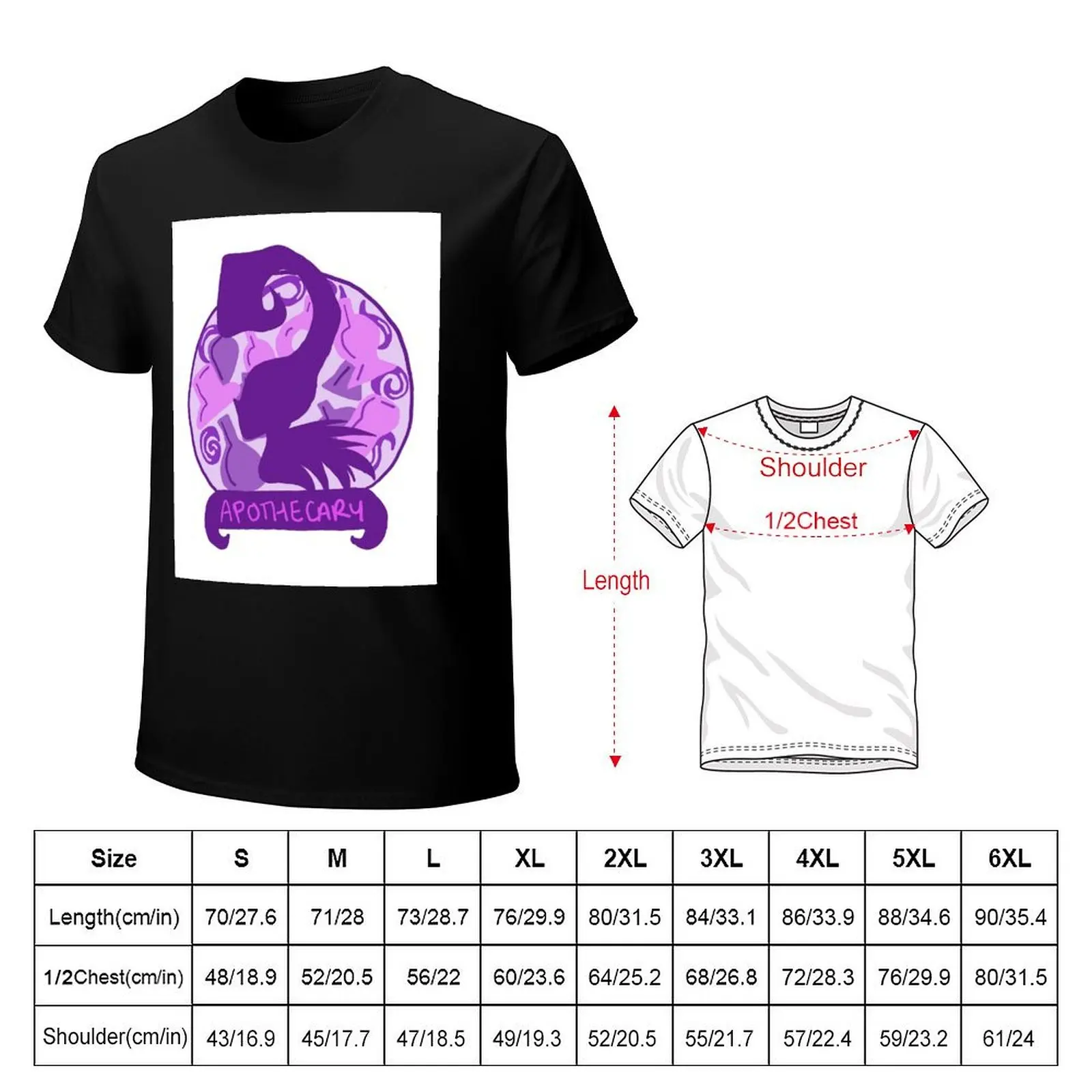 Yzma's Apothecary T-Shirt Classic Graphic Short Sleeve Top