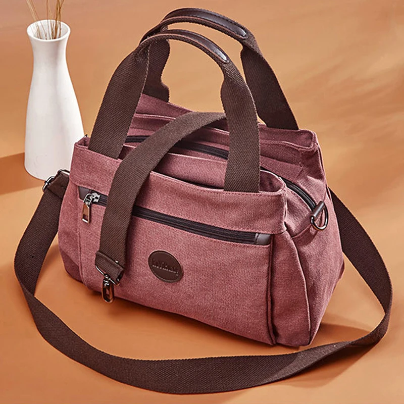 Women Bag Canvas Handbags Crossbody for Woman Big Bag Canvas Shoulder Tote Female Handbags Lady Designer Messenger Bags