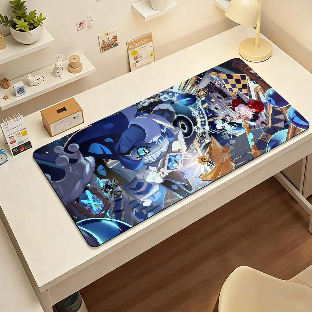 

C-CookieRun Kingdom Mouse Pad Non-slip Locking Edge DeskMat PC Laptop Accessories Rubber Office Keyboard Large Game XXL carpet