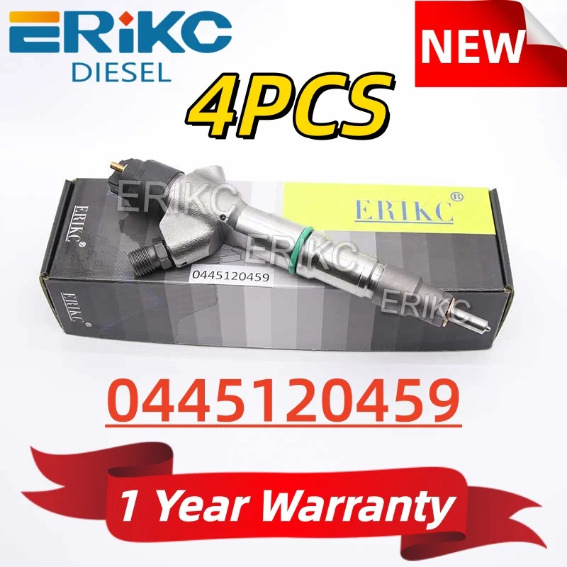 4PCS Iniettore Common Rail 0 445 120 459 Dispenser Pompa Carburante Iniettore 0445120459 Iniettore Diesel 0445 120 459 per CRIN2-1