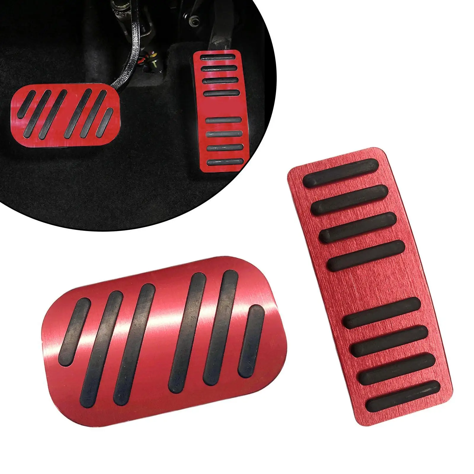 ブレーキペダルカバー ガスペダルカバーキット Byd Atto 3 Yuan Plus 2022 2023 ブラック