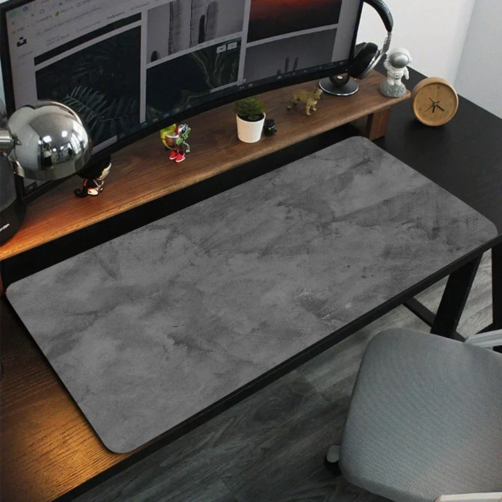 Grey Series Game Mouse Pad XXL Desk Mats Non-slip Rubber Based Carpet for Office Laptop Notebook PC Mice Keyboard Pc Accessories