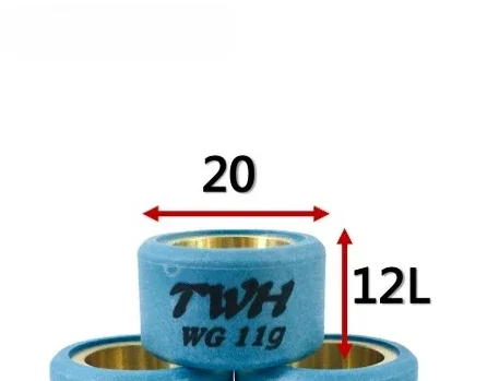 

TWH N-MAX155 AEROX155 5TY Мотоцикл 20x12 мм A + весовой ролик