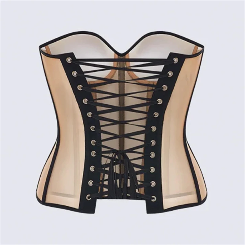 corsetto-sexy-da-donna-in-rete-trasparente-color-albicocca-con-coppe-push-up-lingerie-modellante-snellente-top-bustier-corto-senza-spalline-con-stecche