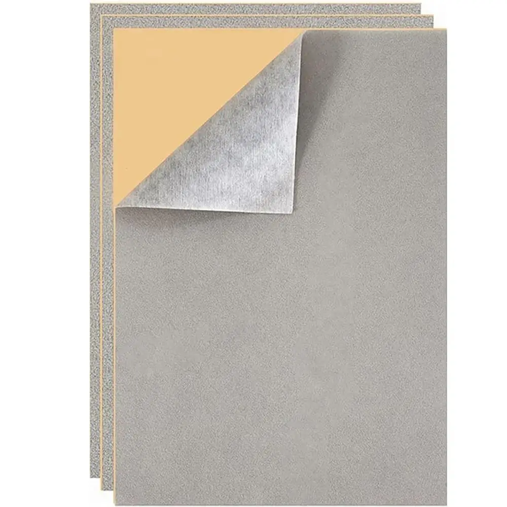 10pcs/set Peel and Stick Velvet Self Adhesive Felt Soft Handmade A4 Quilting Fabric Sticky Back Sheet Colorful