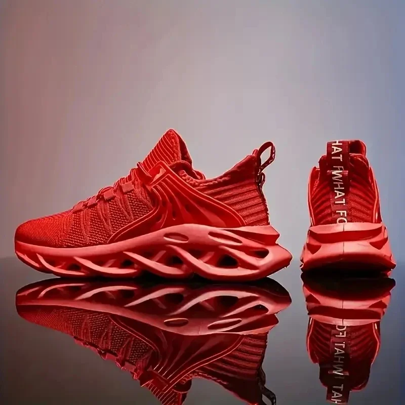 أحذية رياضية كاجوال للرجال قابلة للتنفس، أحذية ركض شبكية هوائية خفيفة الوزن للصيف والرياضات الخارجية Zapatillas للذكور مقاس كبير 39-48