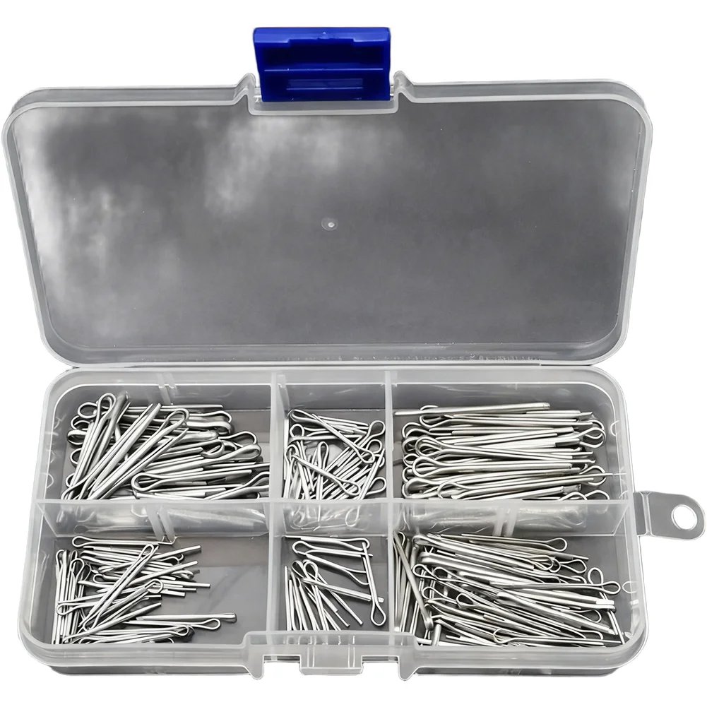 175/150PCS Cotter Pin Galvanized Steel/Stainless Steel Each Split Pin Hairpin Clip For Secure Fastening Replacement Tool Parts