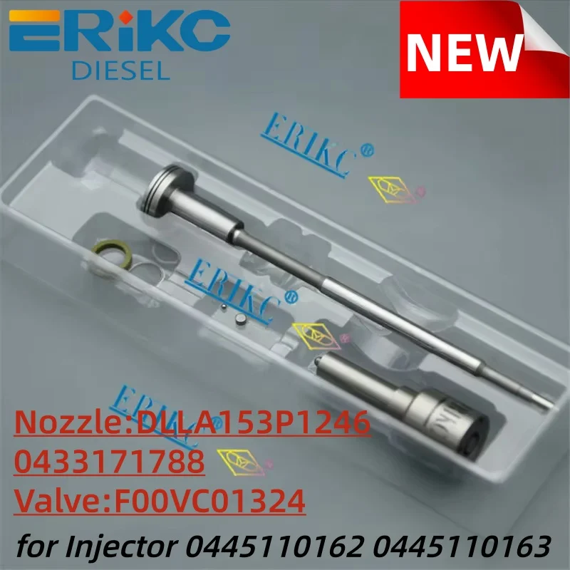 

Форсунка 0445110163 A6470700187 Ремкомплекты топливного насоса Форсунка DLLA153P1246 0433171788 Клапан F00VC01324 для 0445110162