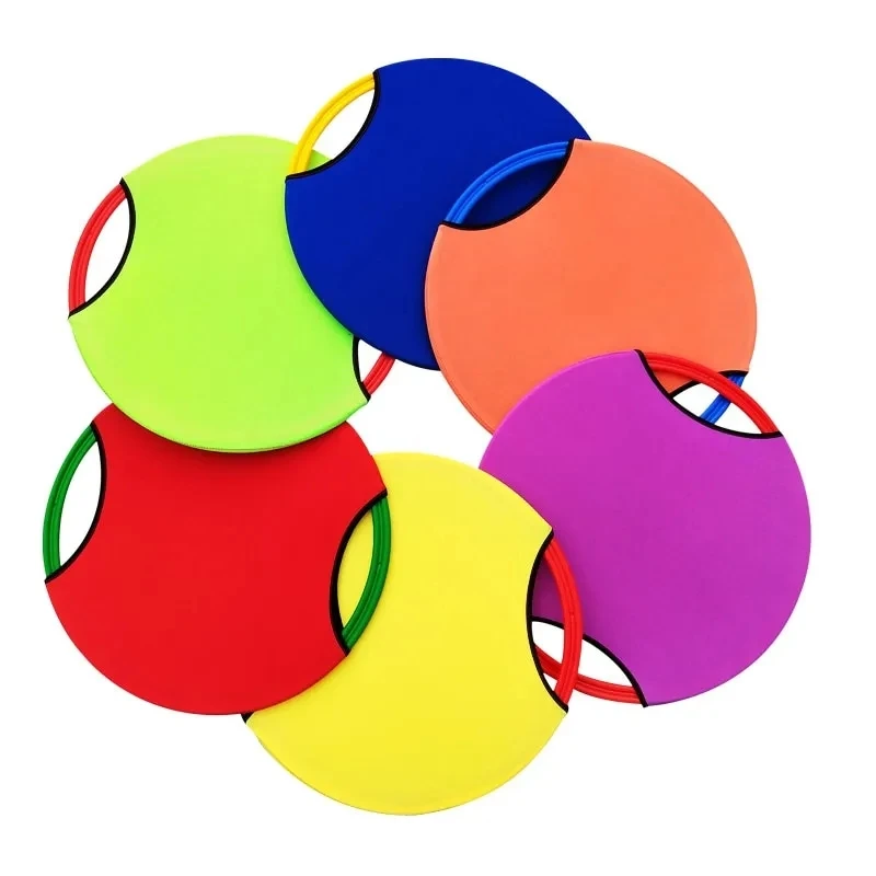 Children Adult Outdoor Interactive Collaboration Game Parent-child Party Elastic Disc Paddle Ball Fun Game Throwing Training Toy