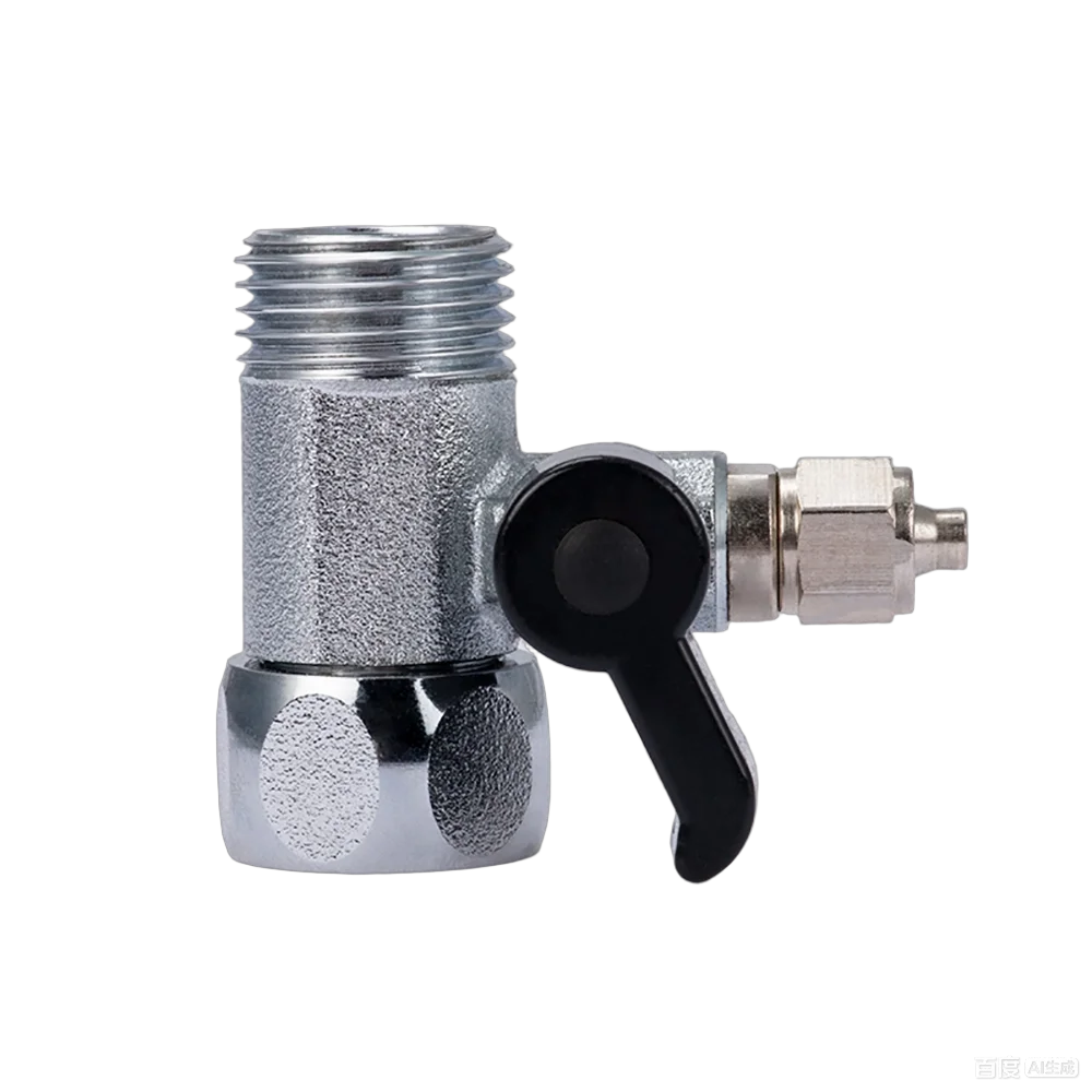 G1/2 To 1/4 OD or 3/8 to 1/4 OD RO system Feed Water Adapter Tee Ball Valve Faucet Shut Off fitting