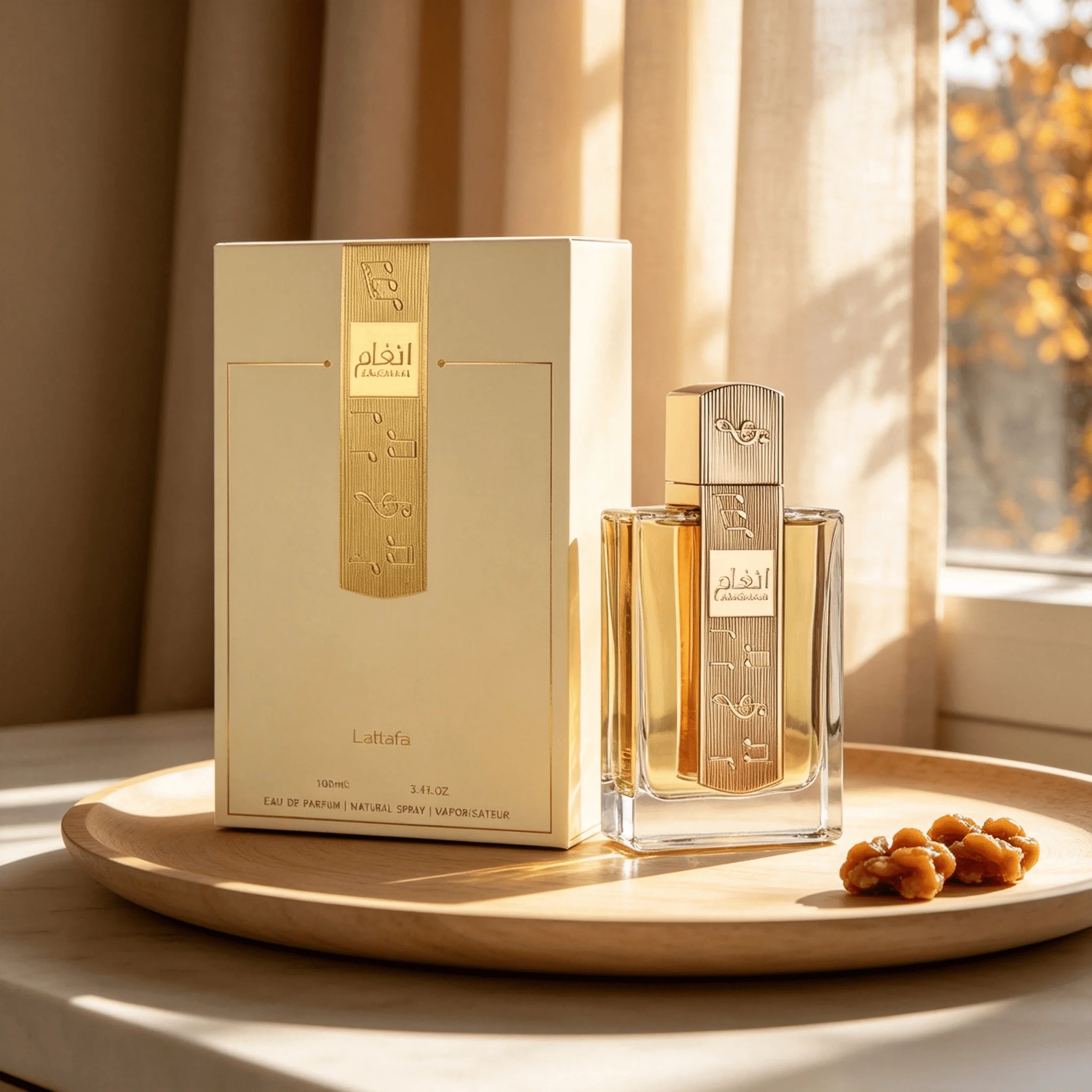 Lattafa Anfasim EDP 100ml - Middle Eastern Spicy and delicious Wood Fragrance, Neutral Scent, Gentle and Rich, Suitable for the Autumn and Winter Seasons, Long-Lasting Fragrance, Simple and Elegant - view 5