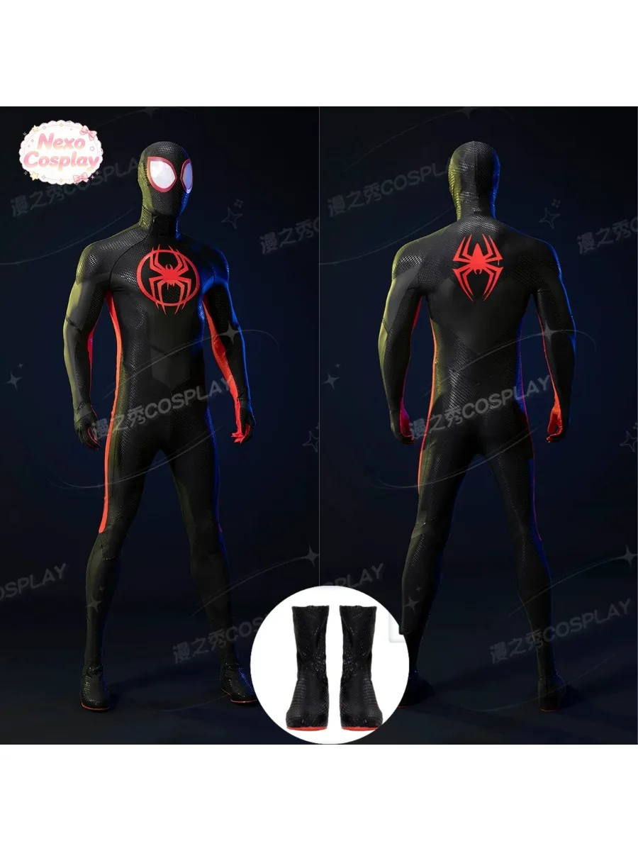 MR Miles Morales Cosplay Kostüm Anime Party Uniform Halloween Rollenspiel Kleidung Bekleidung NexoCosplay