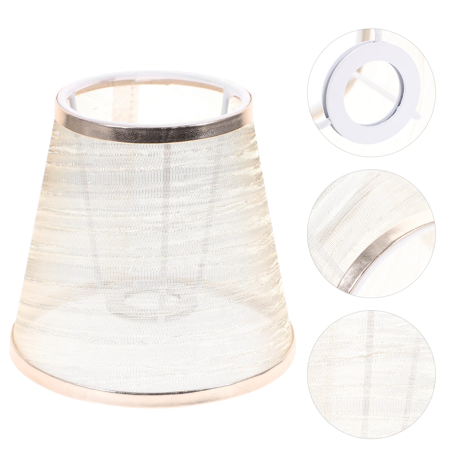 

Vintage Style Cloth Lampshade For Ceiling Wall Lamps Small Drum Lamp Accessories Replacement Soft Light Warm