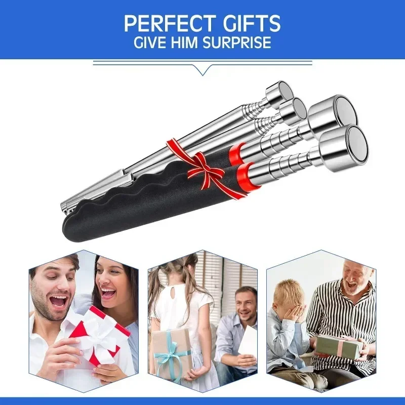 Telescoping Magnet Pick up Tools Include 20 lb Magnetic Tool and 3 lb Telescoping Magnet Stick Gadget for Hard to Reach Places