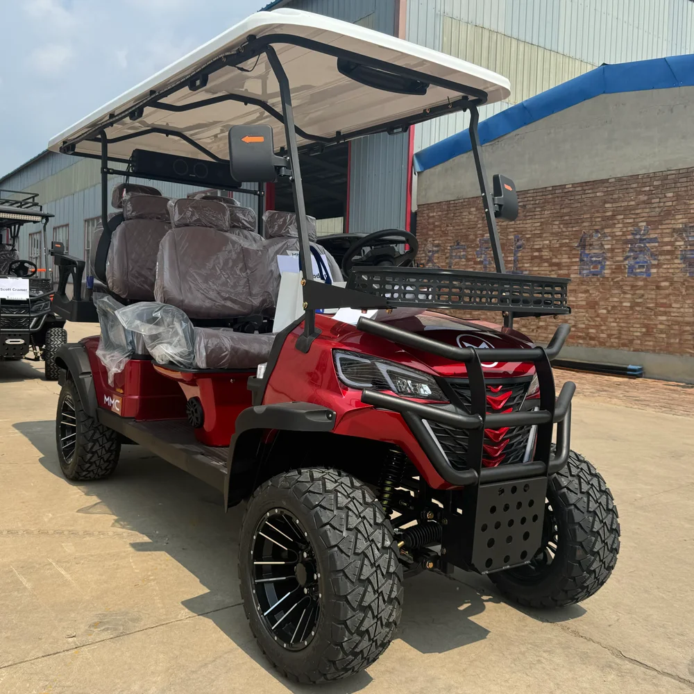 2024 New 4 Wheel Electric 72 volt golf cart street legal Off-Road Electric Golf Buggy 4 6 seater Golf Cart Electric