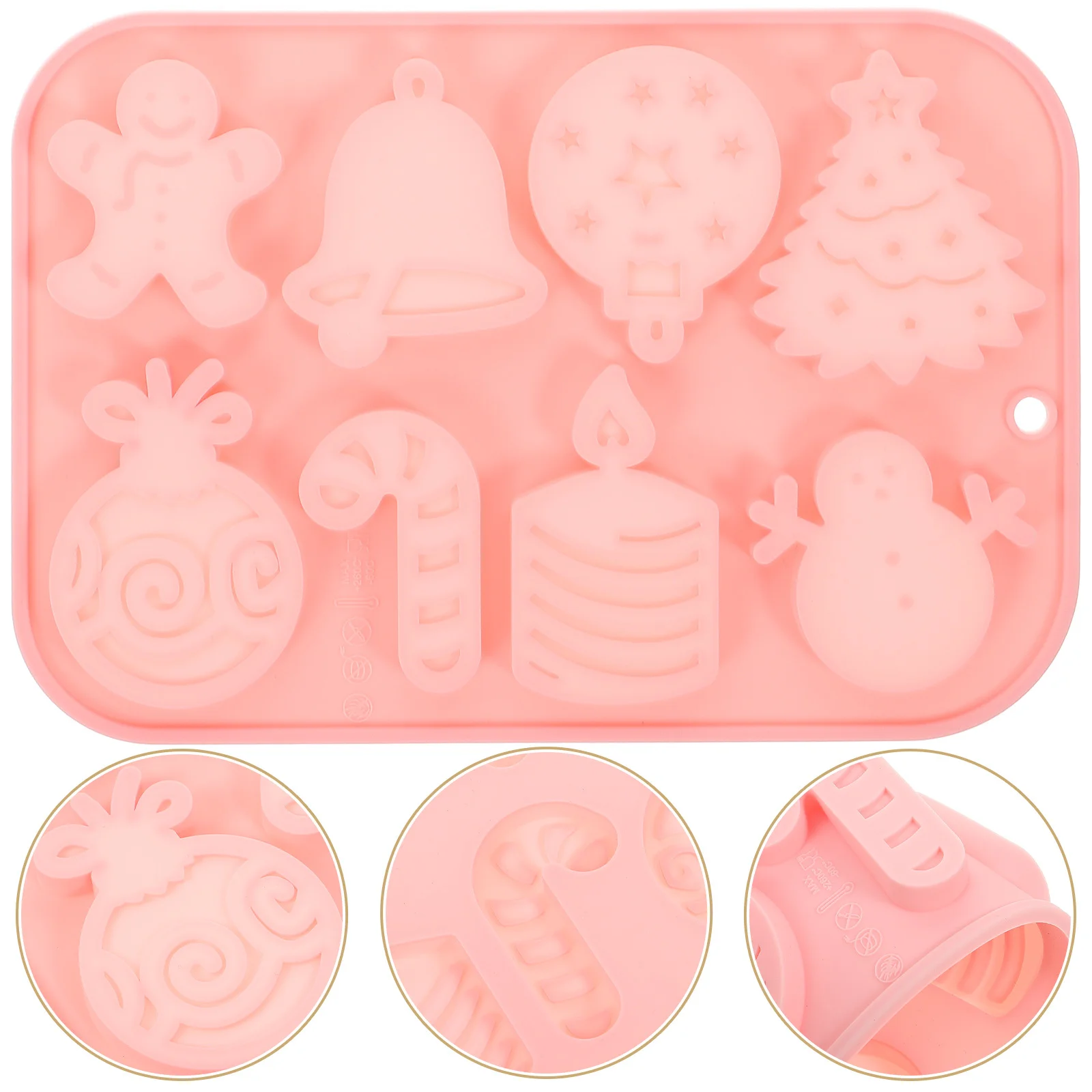 Siliconen kerstvorm voor chocoladebakken Decor Creatieve koekjesgebak Gereedschappen Scheurbestendig Langdurig