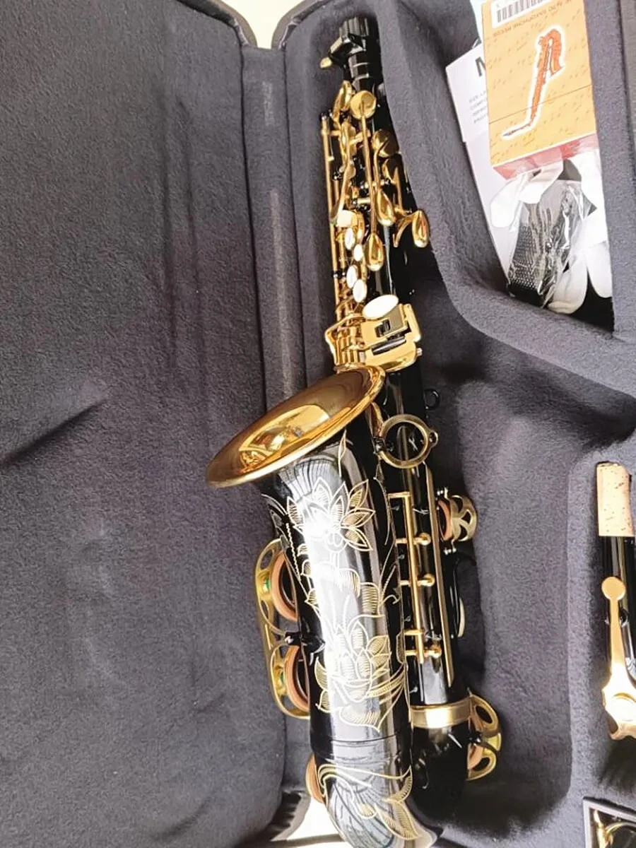 

2026 горячий новый черный альт-саксофон 82Z 875EX E-Flat саксофон музыкальный инструмент с футляром