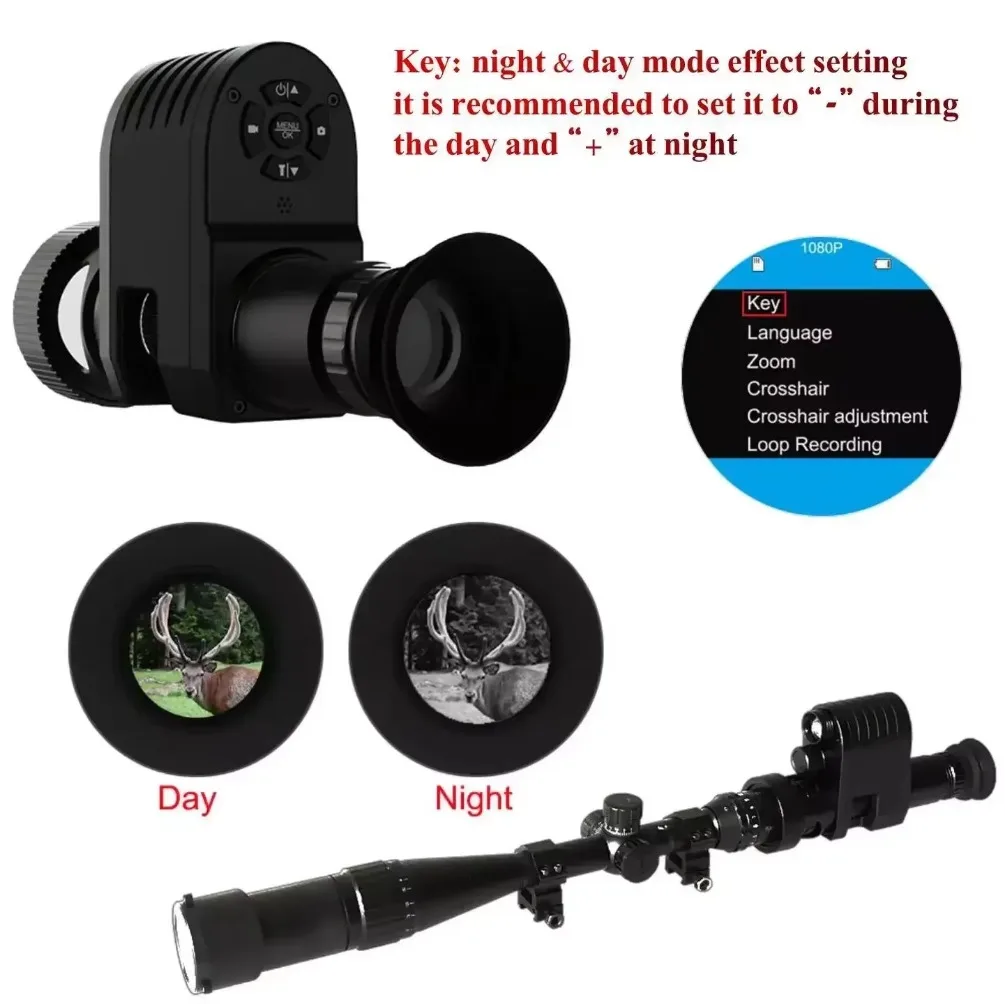 

HuntCameraNEW Single Tube High-definition Digital Large Screen Infrared Night Vision Instrument For Outdoor SportingNV