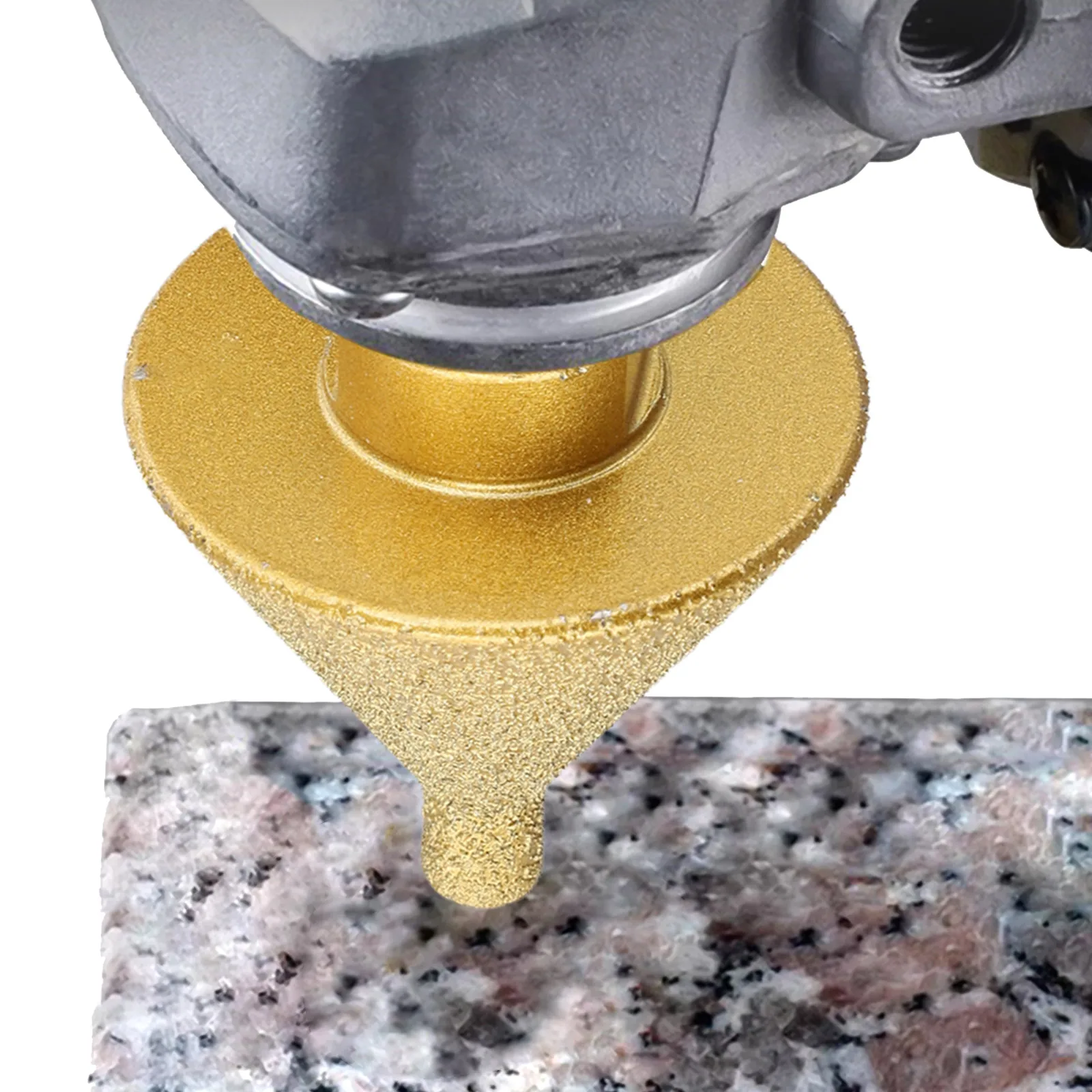 Grinding Tools For Stone Finishing Accessory Conical Grinding Tools Diamond Chamfer Bits Emery And Silicon Carbide