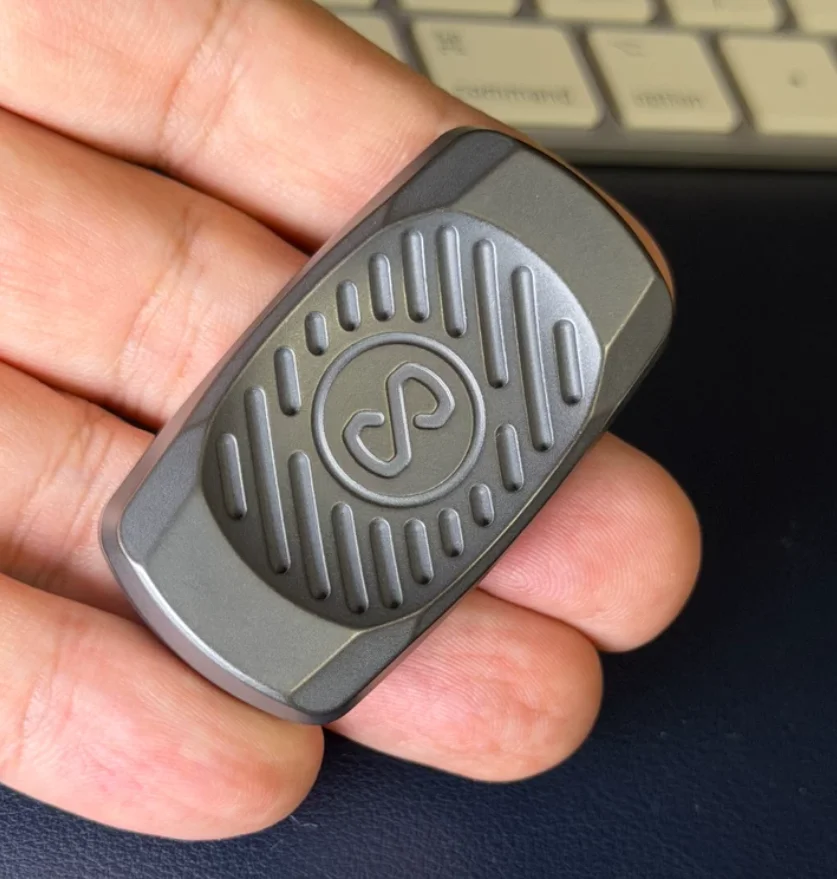 Used EDC Matrix EDC zirconium alloy stone washing fidget slider decompression toy