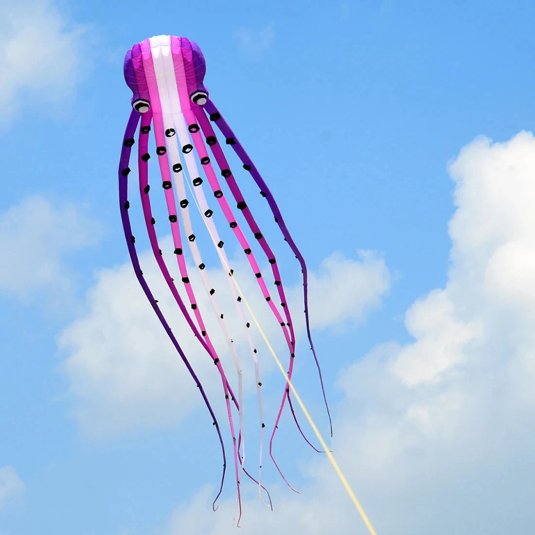 9KM Giant 23m Octopus Kite Line Laundry Kite Soft Inflatable 30D Ripstop Nylon with Bag for Kite Festival (Accept wholesale)