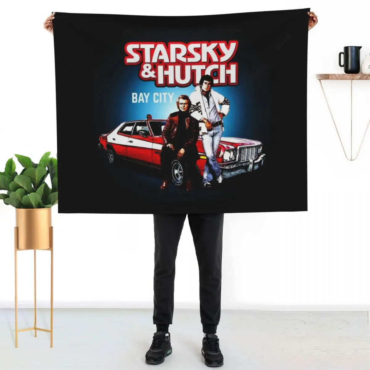 Starsky and Hutch TV series Throw Blanket Lightweight Warm Blanket for Indoor Outdoor Use