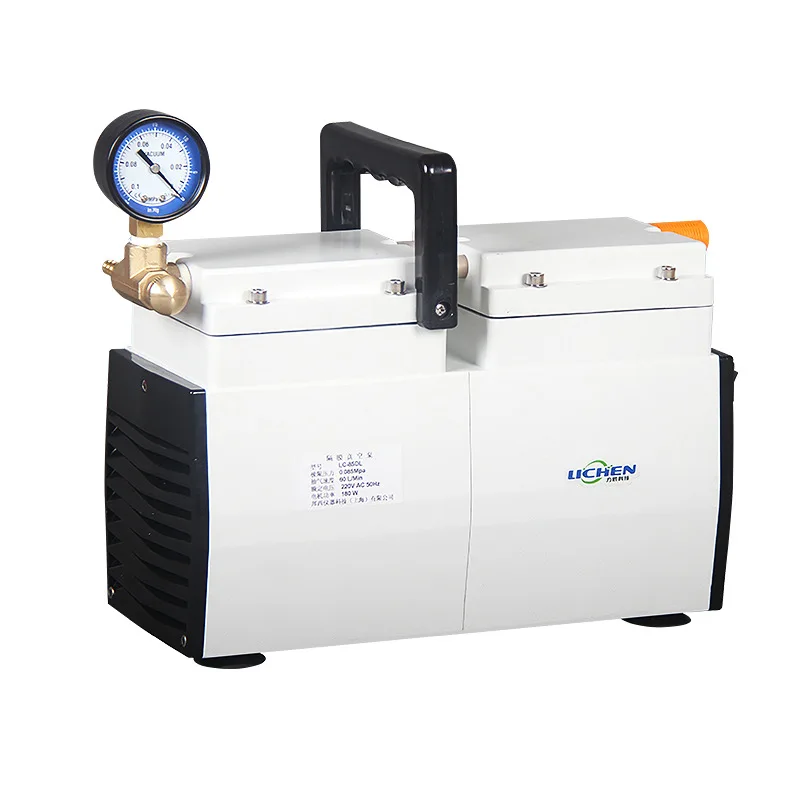 

Oilless Vacuum Pump Silent Diaphragm Vacuum Pump Positive and Negative Pressure Portable Laboratory Filter Pump