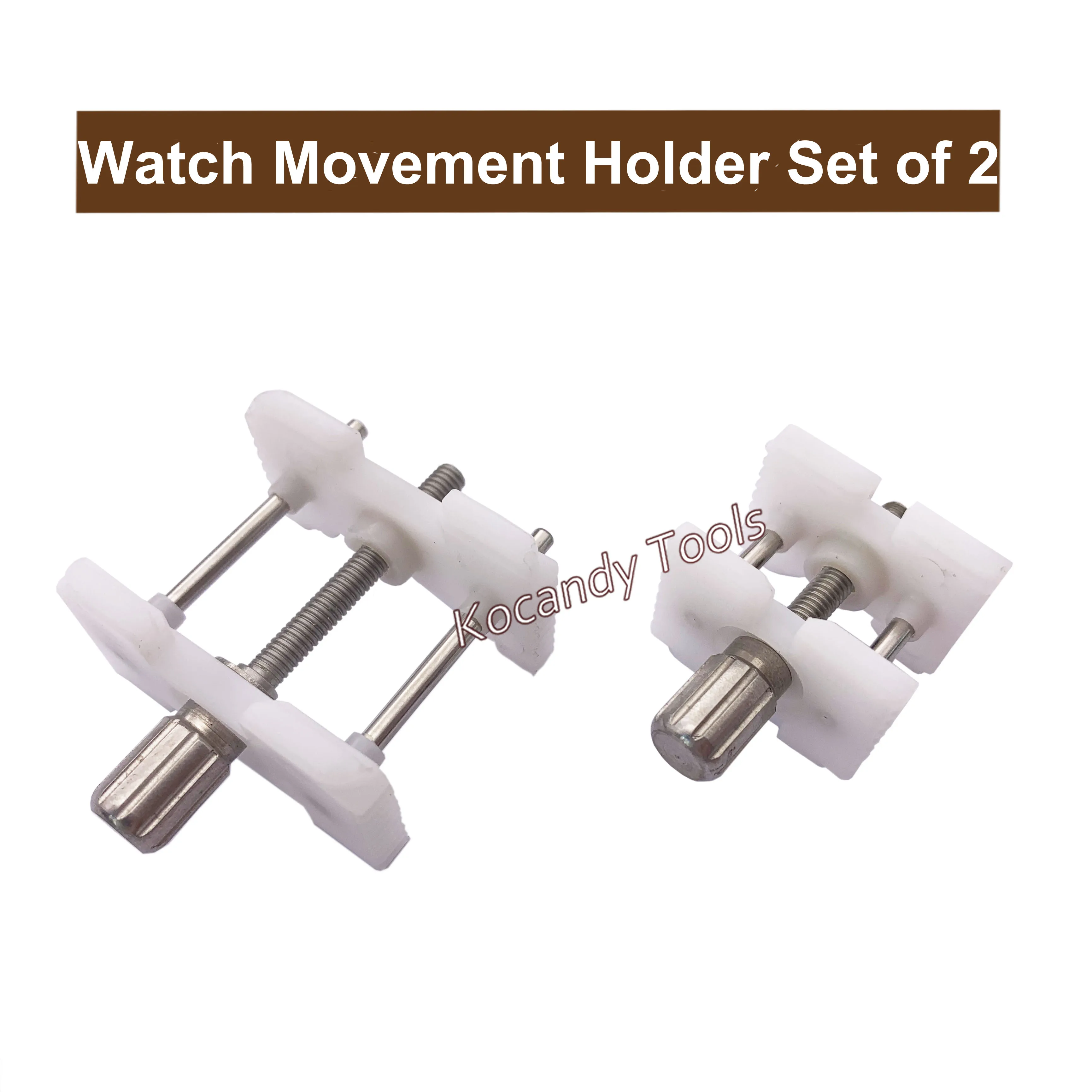 Watch Movement Holder 2 in 1 Multifunction Durable Practical Watch Repair Tool For Watch Repair White ABS