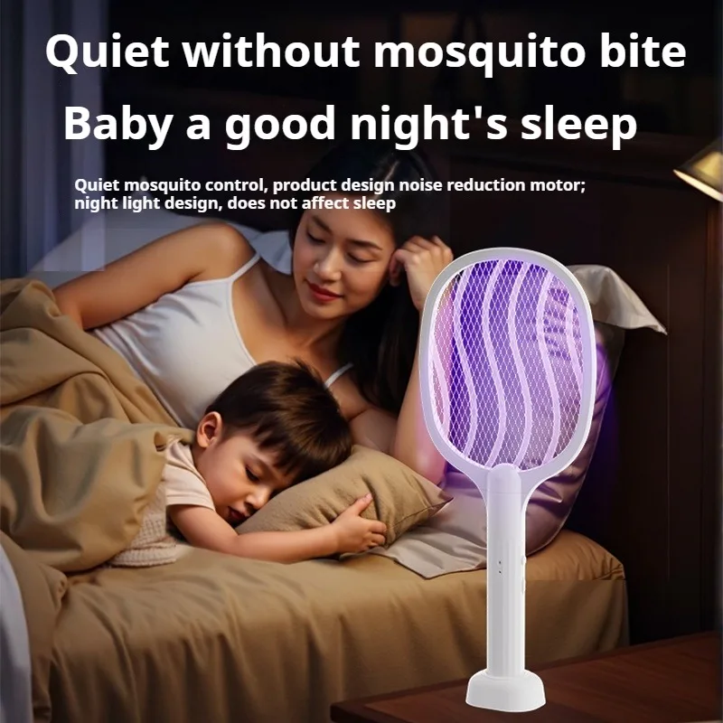 10000M Long-handled Electric Mosquito Killer Household Use Camping Silent Portable Mosquito Killer for Night Attracting Mosquit image 6