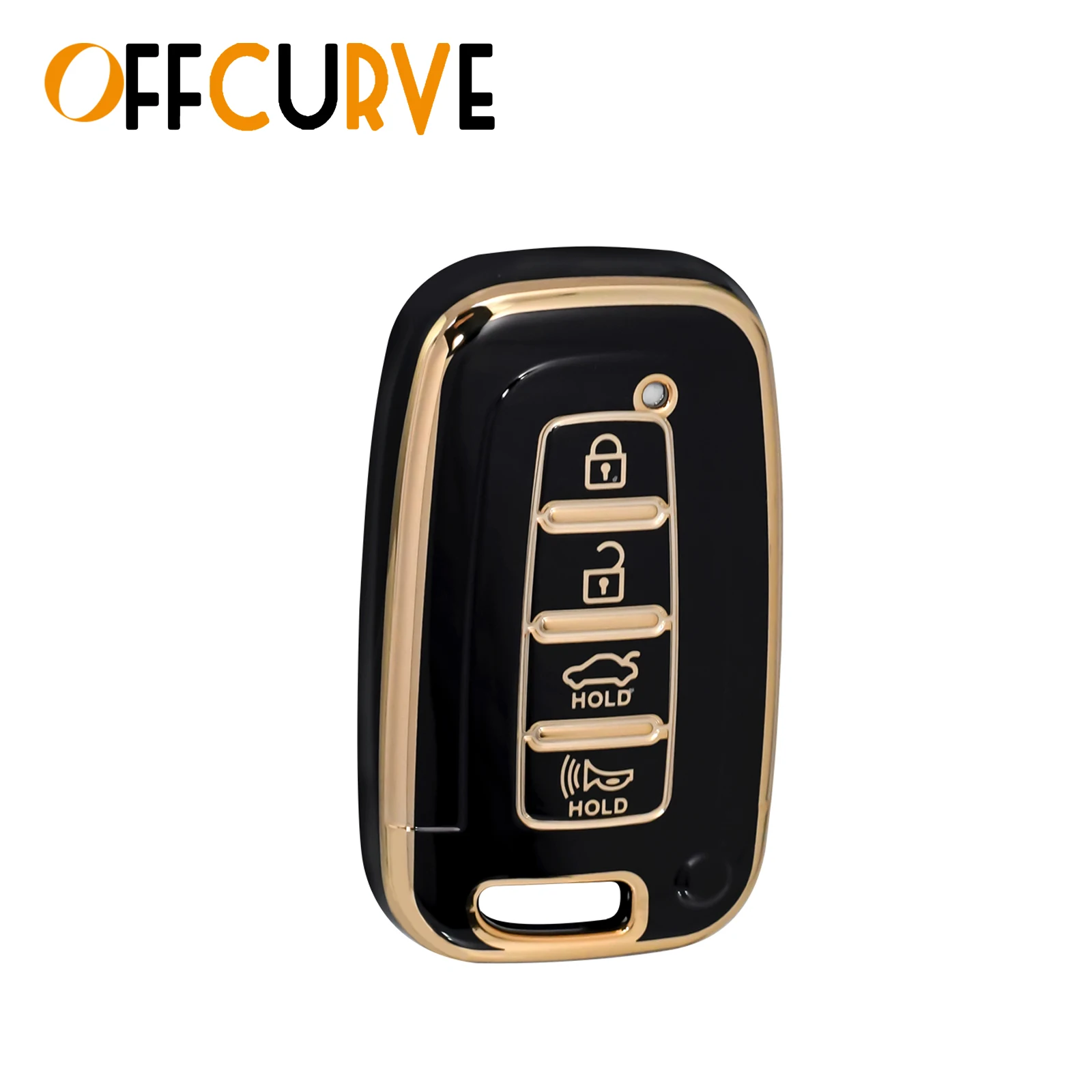 OFFCURVE 4 Buttons Car Key Case For Kia Forte Rio 3 K2 K3 K5 Sportage For Hyundai IX35 Sonata 8 Sorento Optima Forte