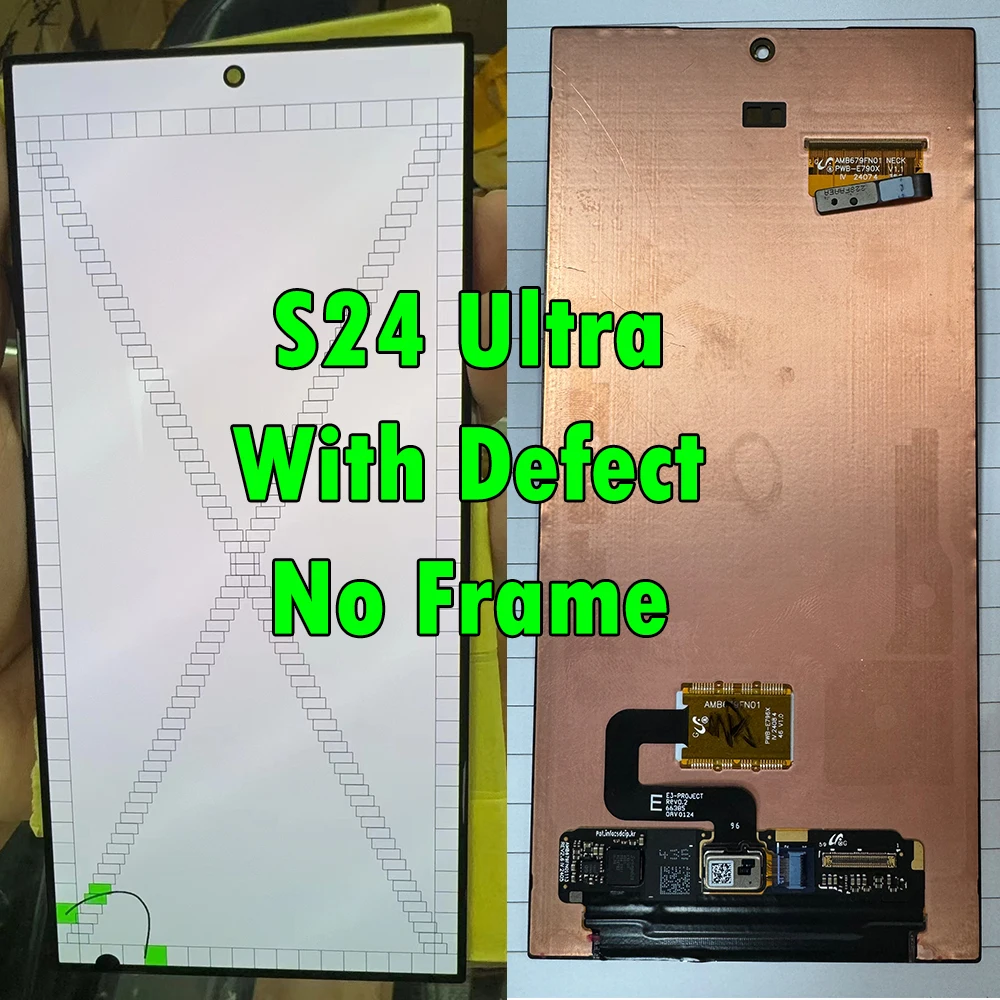 Single Sale Defect LCD For Samsung S24 Ultra 5G LCD S928 S928B S928U LCD Display Touch Screen Digitizer Assembly No Frame