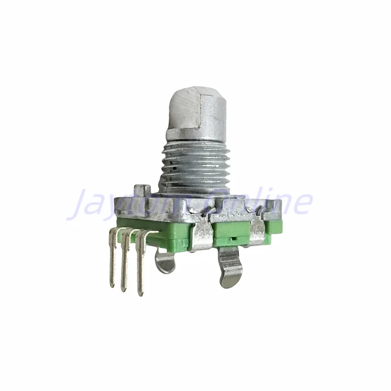 2pcs EC11 Rotary Encoder 3Pins F11E Without Push On Button Switch 20 Position 20 Detents 10MM Half Shaft