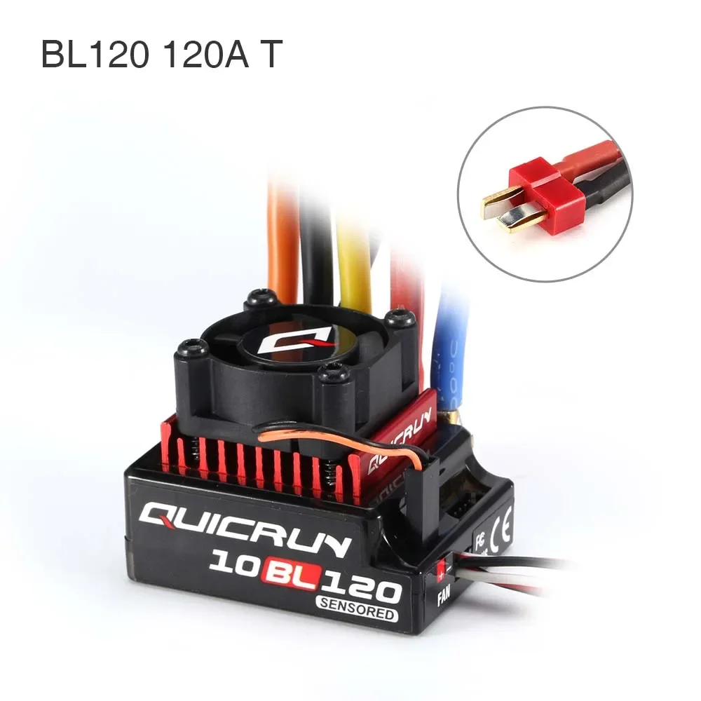 Hobbywing Quicrun Borstelloze Esc Wp 16BL30 10BL60 8BL150 Sensored 10BL60 10BL120 30A 60A 120A 150A Voor 1/8 1/10 Rc Auto