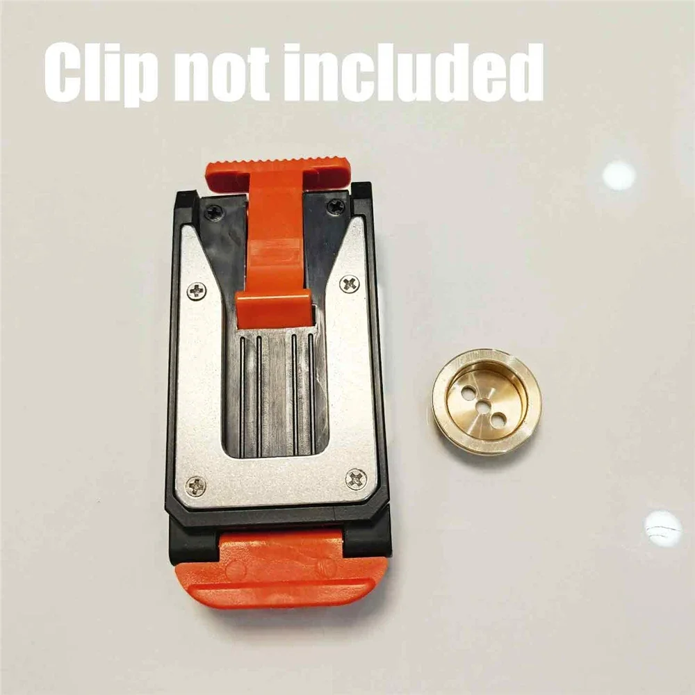 Round Square Metal Quick Release Buckle Fit Tajima Waist Tool Bag Durable Hanging Fastener for DIY Hardware Package Modification