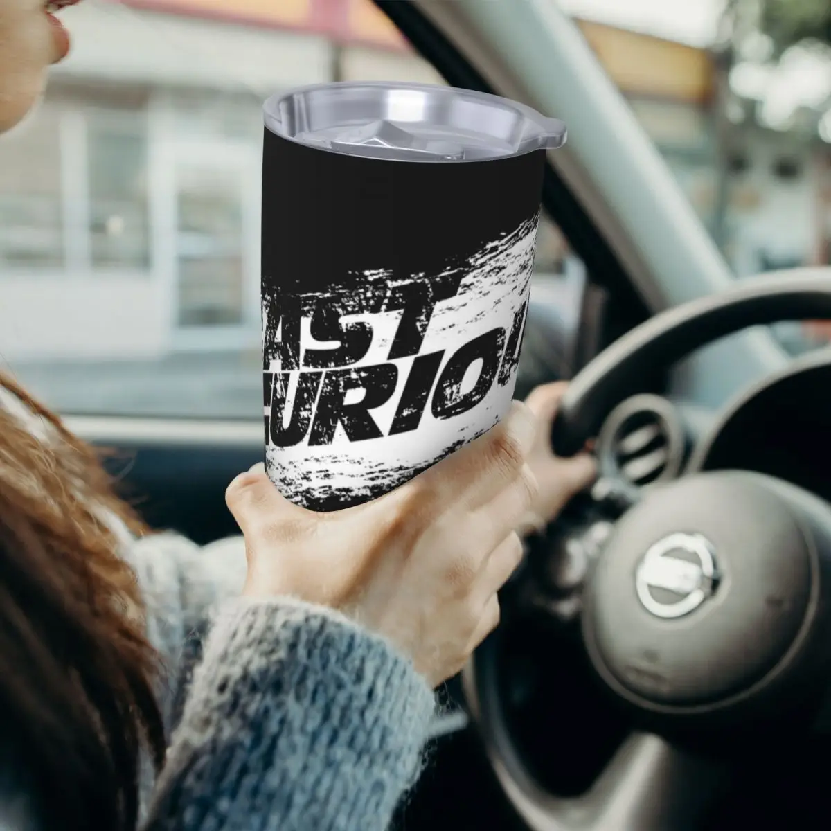 Fast & Furious 9 Stainless Steel Tumbler Vacuum Insulated Mug Thermal Cold Bottle Straw With Lid 20oz