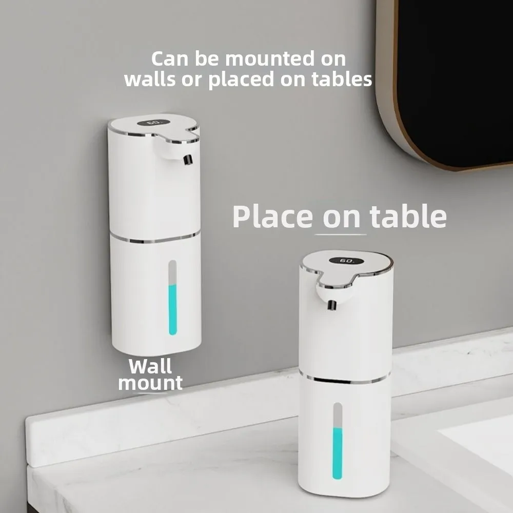 

Digital Display Automatic Soap Dispenser Touchless Wall Mounted Hand Sanitizer Machine 6 Level Adjustable Waterproof