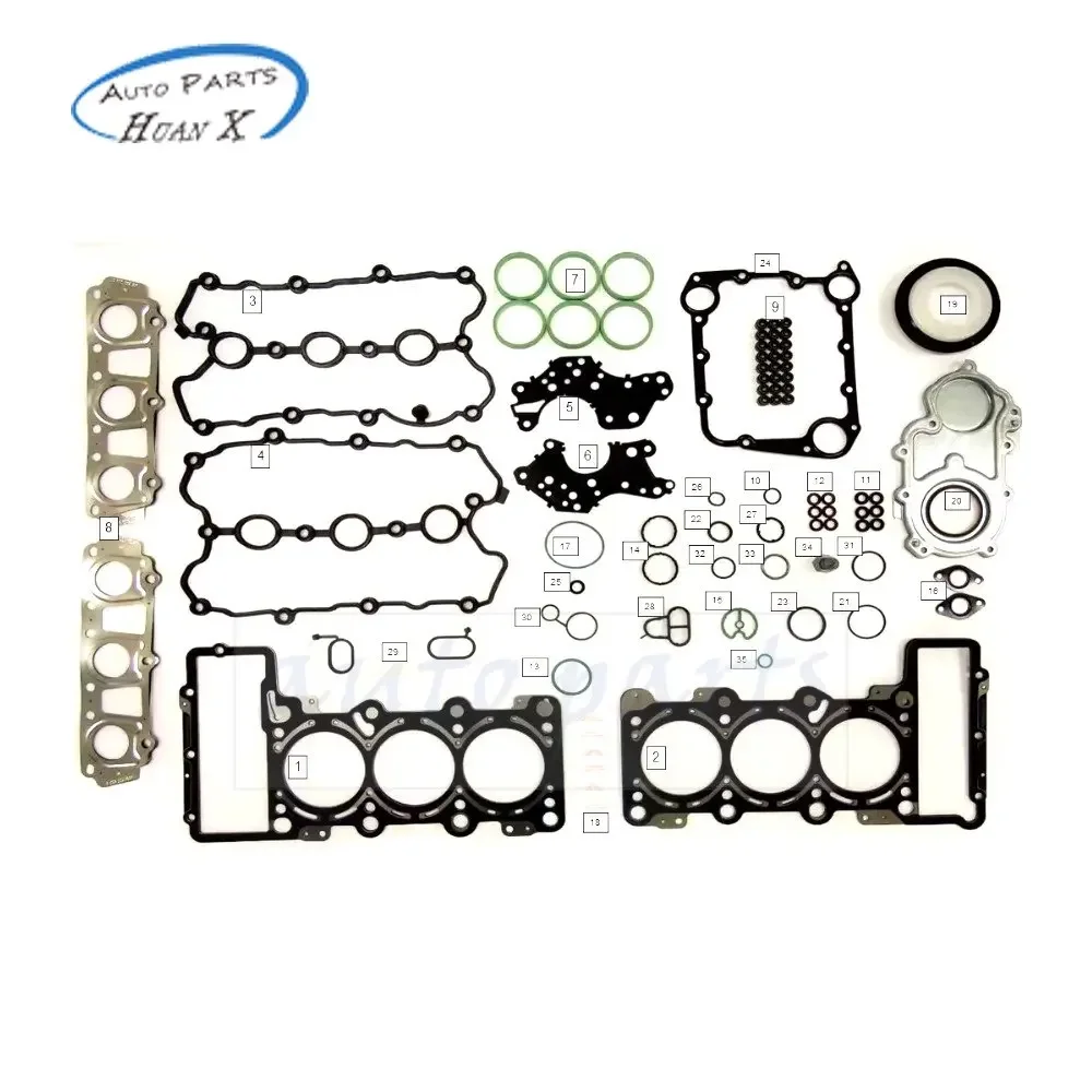 for Audi Q7 High Quality Engine Repair Rebuild Cylinder Head Valve Gasket Kit Overhaul Kit Car Accessories Auto Parts