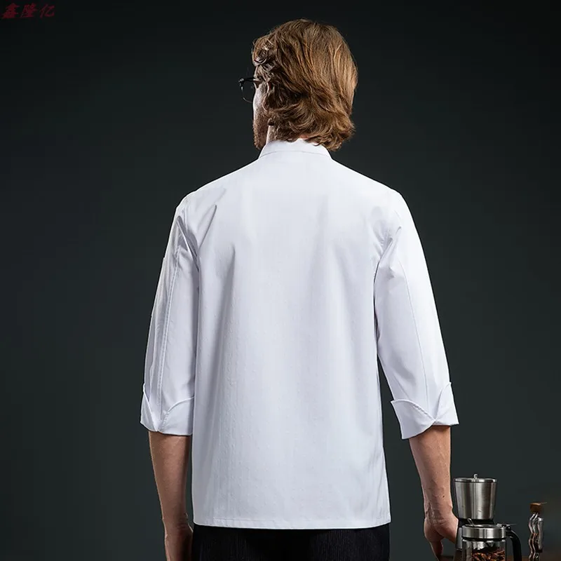 Cake Shop Western Restaurant Steakhouse Kitchen Work Uniform Long Sleeve Catering Hot Pot Restaurant Hotel Autumn Chef Uniform f