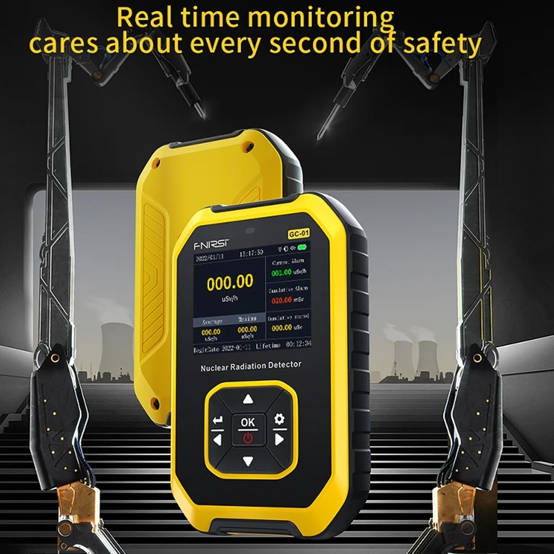 

Geiger counter Nuclear Radiation Detector X-ray Beta Gamma Radioactive Tester Geiger Dosimeter for Hospital CT Marble Radiology