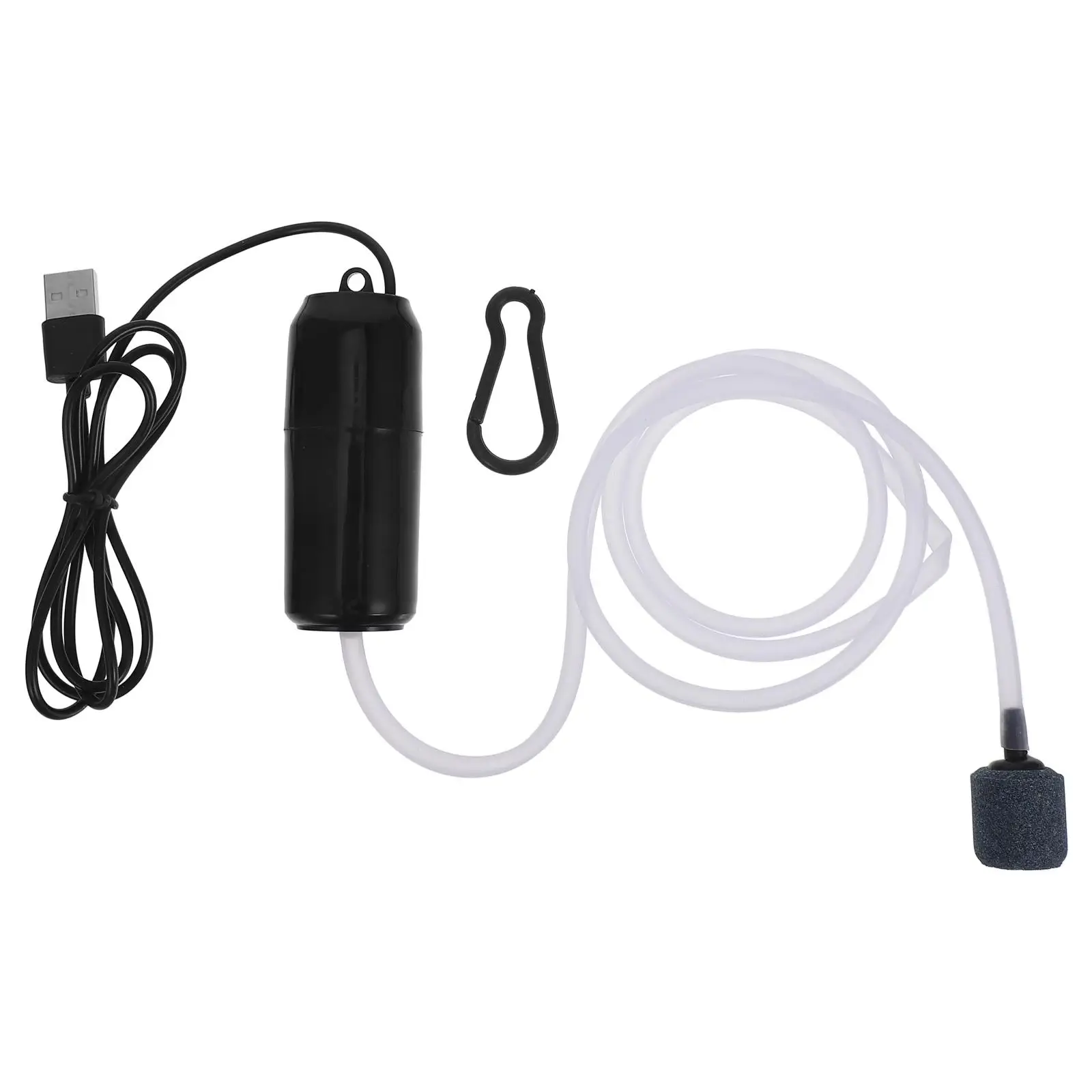 

Mini Silent Oxygen Pump USB Aquarium Air Bubbler Fish Tank Aerator Device Compact Water Bubbler Fish Tank Oxygenator USB Powered